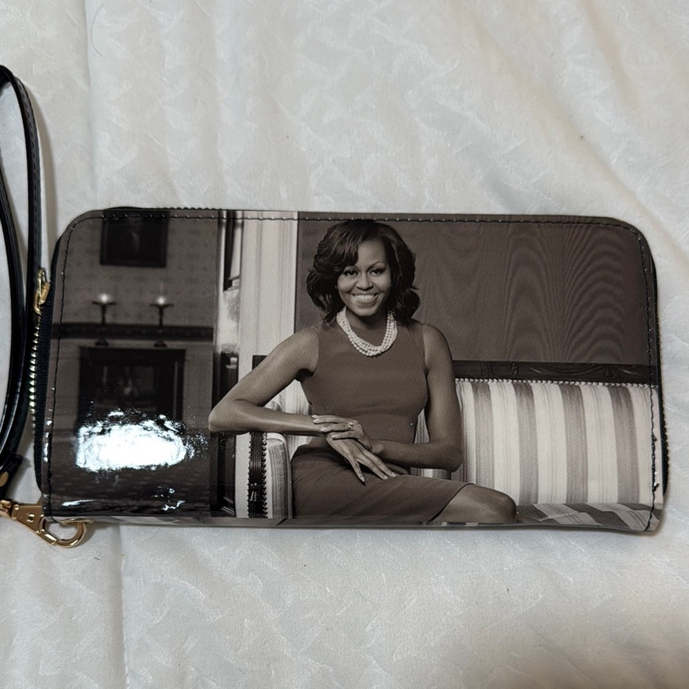 Black and White Women's Clutch